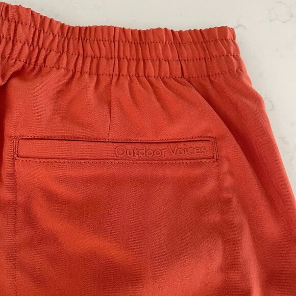 Outdoor Voices Flare Pull On Pant Recycled Poly Blend Cacao Orange Sz S NWT - Picture 9 of 11